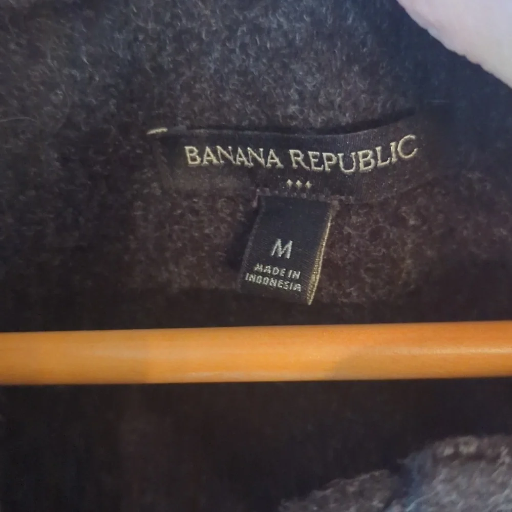 Banana Republic Melton Pocket Dark Gray Jacket - Picture 5 of 7